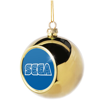 SEGA, Χριστουγεννιάτικη μπάλα δένδρου Χρυσή 8cm