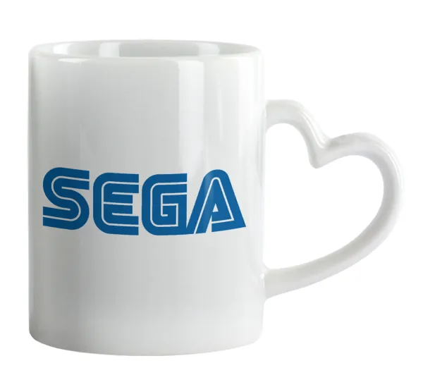 SEGA — Mug heart handle, ceramic, 330ml