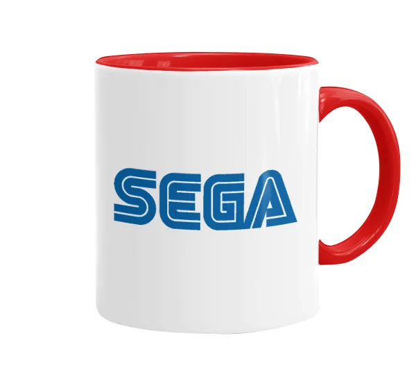 SEGA — Κούπα χρωματιστή κόκκινη, κεραμική, 330ml