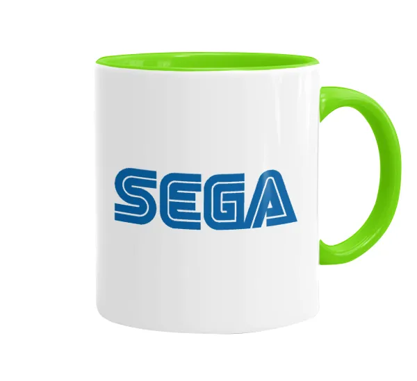 SEGA — Mug colored light green, ceramic, 330ml