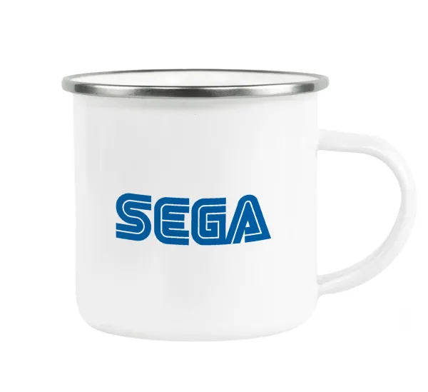 SEGA — Metallic enamel cup white 360ml