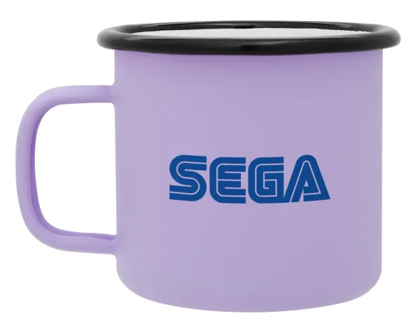SEGA — Metal enamel mug, matte light pastel purple, 360ml