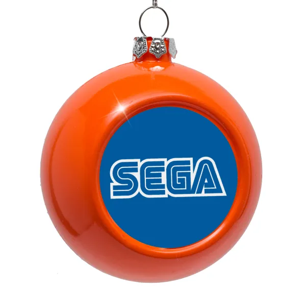 SEGA — Στολίδι Χριστουγεννιάτικη μπάλα δένδρου Πορτοκαλί 8cm
