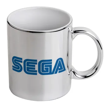 SEGA, Κούπα κεραμική, ασημένια καθρέπτης, 330ml