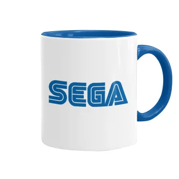 SEGA, Mug colored blue, ceramic, 330ml