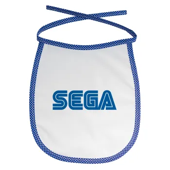 SEGA, Σαλιάρα μωρού αλέκιαστη με κορδόνι Μπλε