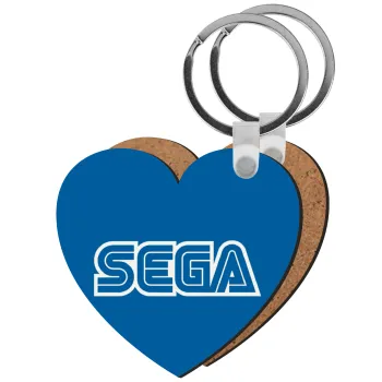 SEGA, Μπρελόκ Ξύλινο καρδιά MDF