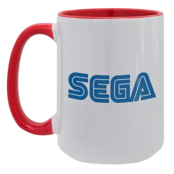 SEGA, Κούπα Mega 15oz, κεραμική Κόκκινη, 450ml