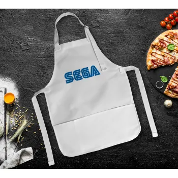 SEGA, Ποδιά Σεφ Ολόσωμη Παιδική (με ρυθμιστικά και 2 τσέπες)