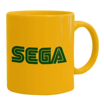 SEGA, Κούπα, κεραμική κίτρινη, 330ml