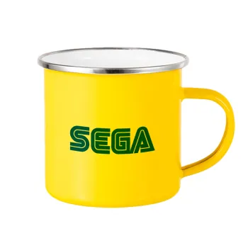 SEGA, Κούπα Μεταλλική εμαγιέ Κίτρινη 360ml