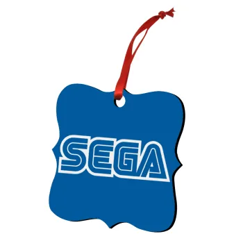 SEGA, Στολίδι Χριστουγεννιάτικο στολίδι polygon ξύλινο 7.5cm