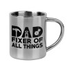 DAD, fixer of all thinks, Mug Stainless steel double wall 300ml