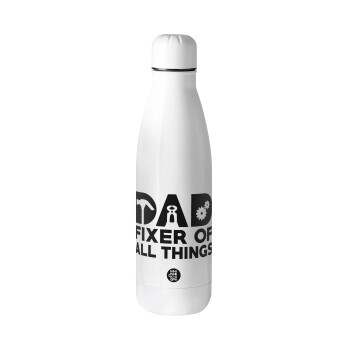 DAD, fixer of all thinks, Metal mug Stainless steel, 700ml