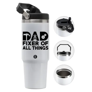 DAD, fixer of all thinks, Θερμός Ανοξείδωτο 30oz με χερούλι