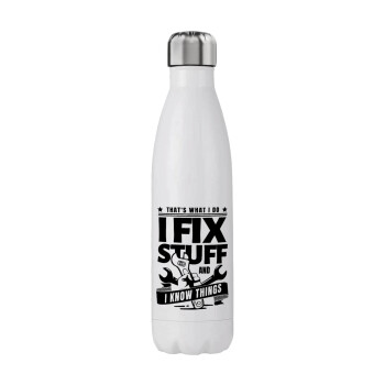 I fix stuff, Stainless steel, double-walled, 750ml