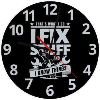 I fix stuff, Ρολόι τοίχου γυάλινο (30cm)