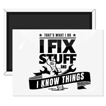 I fix stuff, Ορθογώνιο μαγνητάκι ψυγείου διάστασης 9x6cm