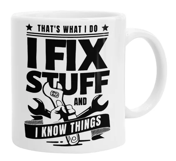 I fix stuff — Κούπα, κεραμική, 330ml