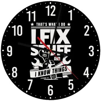 I fix stuff, Ρολόι τοίχου ξύλινο (30cm)