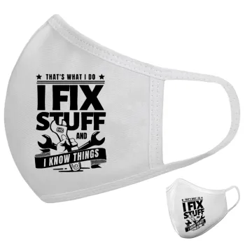 I fix stuff, Μάσκα υφασμάτινη υψηλής άνεσης παιδική (Δώρο πλαστική θήκη)