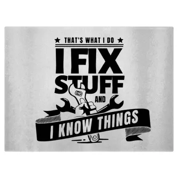I fix stuff, Επιφάνεια κοπής γυάλινη (38x28cm)