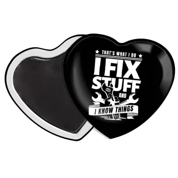 I fix stuff, Μαγνητάκι καρδιά (57x52mm)
