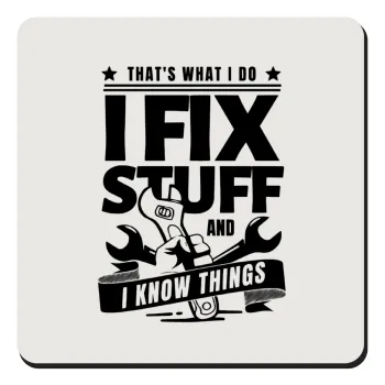 I fix stuff, Τετράγωνο μαγνητάκι ξύλινο 9x9cm