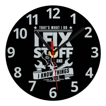 I fix stuff, Ρολόι τοίχου γυάλινο (20cm)