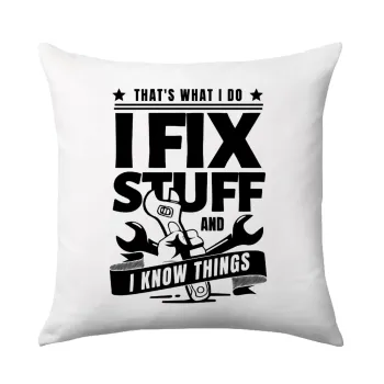 I fix stuff, Μαξιλάρι καναπέ 40x40cm περιέχεται το  γέμισμα