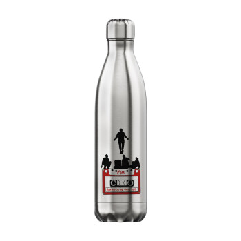 Running up that hill, Stranger Things, Inox (Stainless steel) hot metal mug, double wall, 750ml