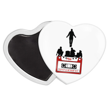 Running up that hill, Stranger Things, Μαγνητάκι καρδιά (57x52mm)