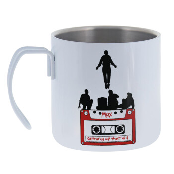 Running up that hill, Stranger Things, Mug Stainless steel double wall 400ml