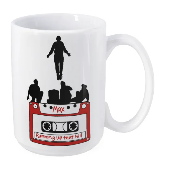 Running up that hill — Mega mug, ceramic, 450ml