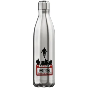 Running up that hill, Stranger Things, Inox (Stainless steel) hot metal mug, double wall, 750ml