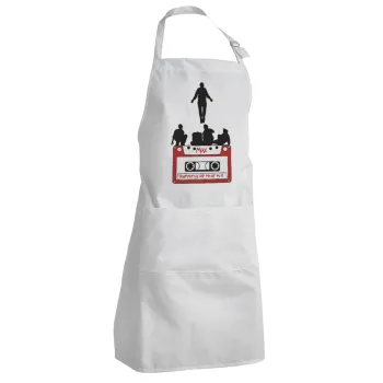 Running up that hill, Stranger Things, Adult Chef Apron (with sliders and 2 pockets)