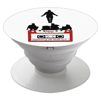 Running up that hill, Stranger Things, Phone Holders Stand  White Hand-held Mobile Phone Holder