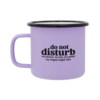 Do not disturb, Κούπα Μεταλλική εμαγιέ ΜΑΤ Light Pastel Purple 360ml