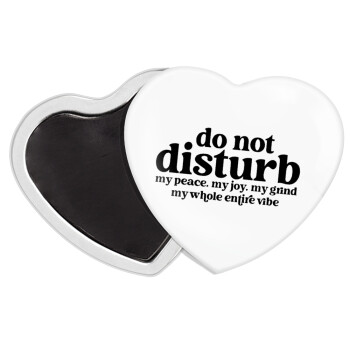 Do not disturb, Μαγνητάκι καρδιά (57x52mm)
