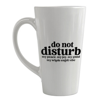 Do not disturb, Κούπα κωνική Latte Μεγάλη, κεραμική, 450ml