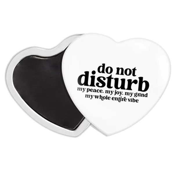 Do not disturb — Μαγνητάκι καρδιά (57x52mm)