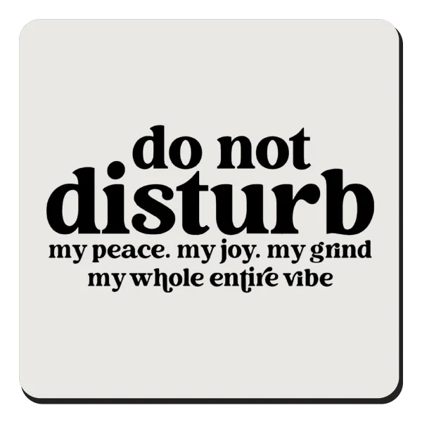 Do not disturb — 1