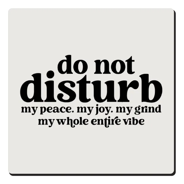 Do not disturb — 1