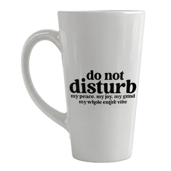 Do not disturb, Κούπα κωνική Latte Μεγάλη, κεραμική, 450ml