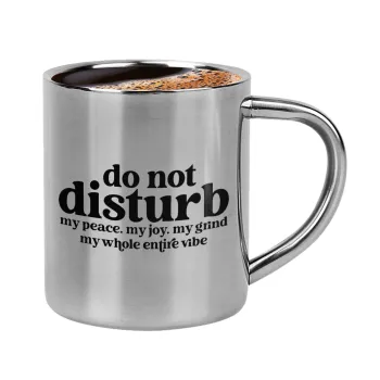 Do not disturb, Double-wall metal cup for espresso (220ml)
