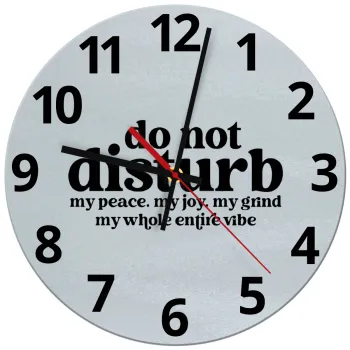 Do not disturb, Ρολόι τοίχου γυάλινο (30cm)