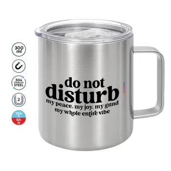 Do not disturb, Mug Stainless steel double wall 300ml