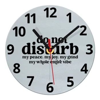 Do not disturb, Ρολόι τοίχου γυάλινο (20cm)