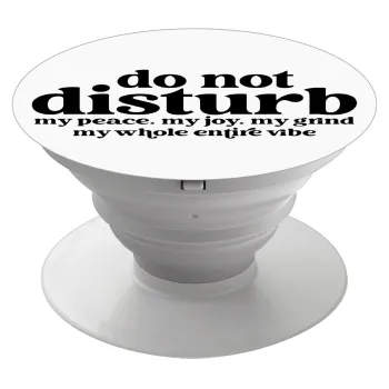 Do not disturb, Phone Holders Stand  White Hand-held Mobile Phone Holder