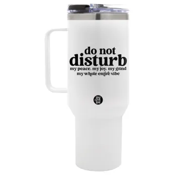 Do not disturb, Mega Tumbler με καπάκι, διπλού τοιχώματος (θερμό) 1,2L
